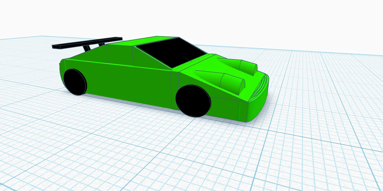 Mô hình xe đua thể thao 3D - Thiết kế phong cách và dễ in - Image 1