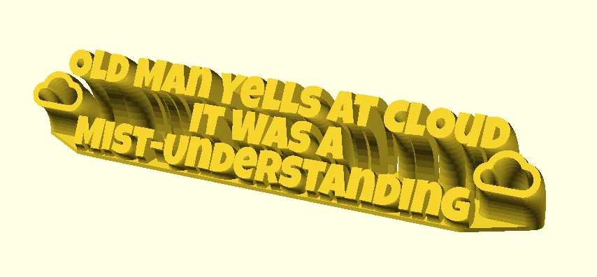 Mô hình trang trí để bàn hài hước Old Man Yells At Cloud - Image 1