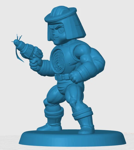 Mô hình 3D Sy-Klone phong cách Chibi cho fan Masters of the Universe - Image 2