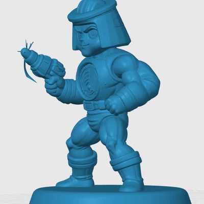 Mô hình 3D Sy-Klone phong cách Chibi cho fan Masters of the Universe