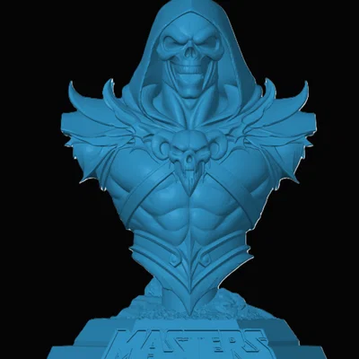 Mô hình tượng Skeletor (Masters of the Universe) in 3D chi tiết