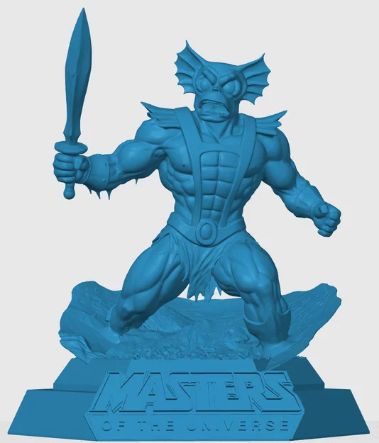 Mô hình tượng Mer-Man Masters of the Universe chất lượng cao - Image 3