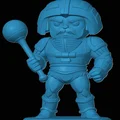 Mô hình Man-At-Arms phong cách Chibi cho tín đồ in 3D - Thumbnail 1