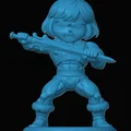 Mô hình 3D He-Man phong cách Chibi - Tượng trưng bày siêu chất - Thumbnail 1
