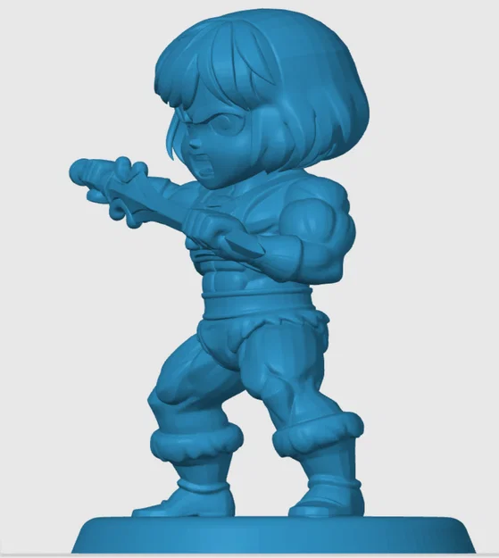 Mô hình 3D He-Man phong cách Chibi - Tượng trưng bày siêu chất - Image 2