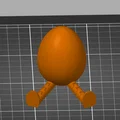 Egg Guy với đôi chân linh hoạt: Mô hình in 3D siêu đáng yêu - Thumbnail 2