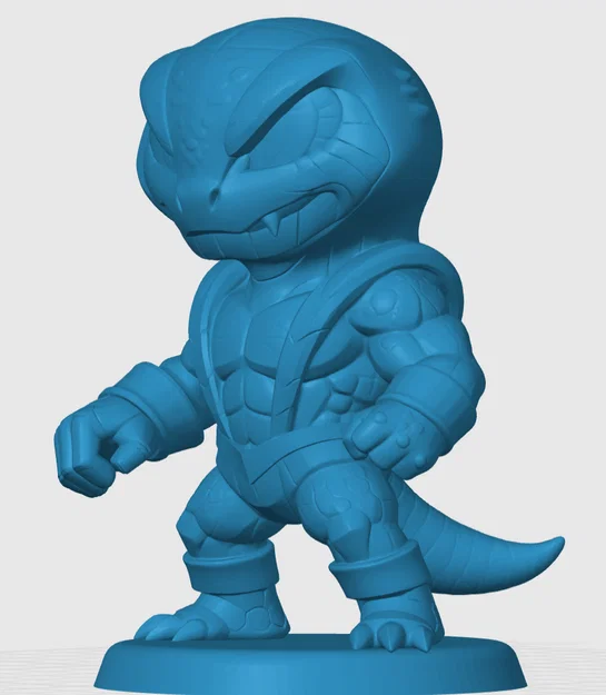 Mô hình 3D Kobra Khan phiên bản Chibi cho fan Masters of the Universe - Image 2