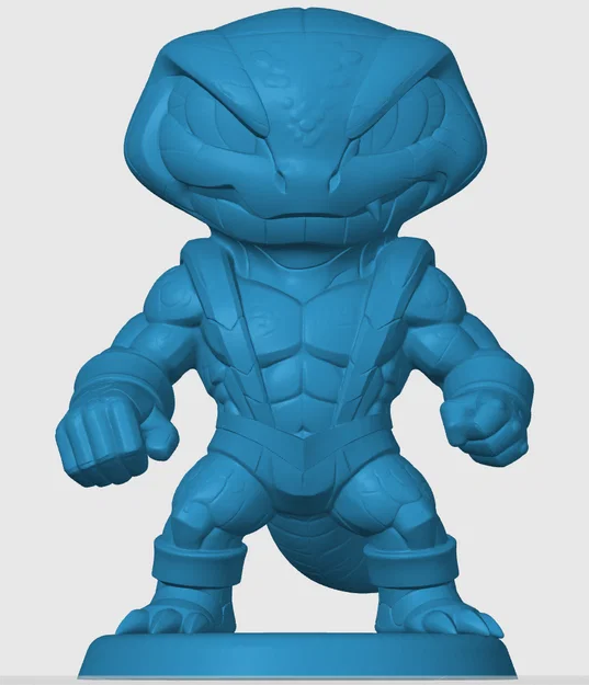 Mô hình 3D Kobra Khan phiên bản Chibi cho fan Masters of the Universe - Image 3