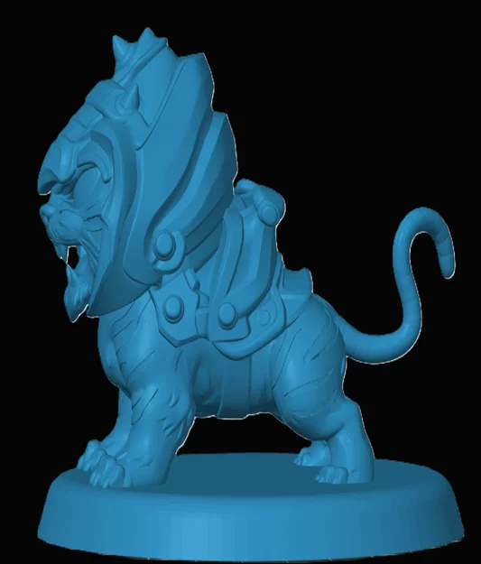 Mô hình Battle Cat phong cách Chibi in 3D độc đáo - Image 1