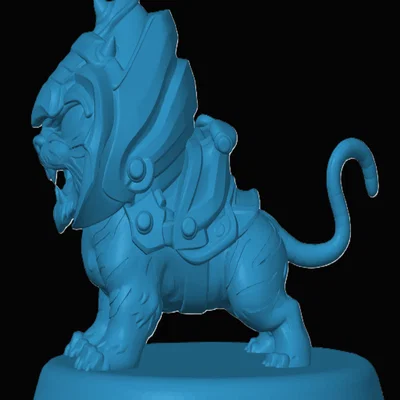 Mô hình Battle Cat phong cách Chibi in 3D độc đáo