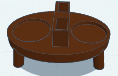 Khay để đồ uống và điều khiển tiện ích cho ghế sofa (3D Print) - Image 1