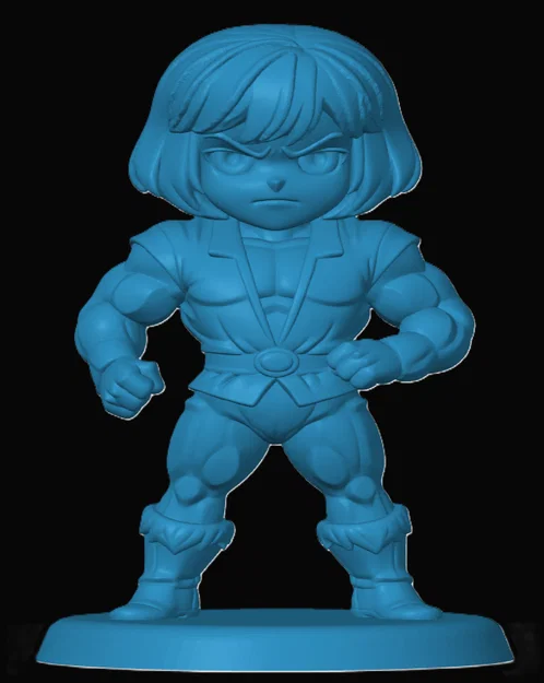 Mô hình in 3D Prince Adam phong cách Chibi cho fan hâm mộ - Image 1