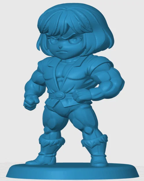 Mô hình in 3D Prince Adam phong cách Chibi cho fan hâm mộ - Image 2