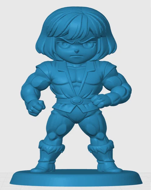 Mô hình in 3D Prince Adam phong cách Chibi cho fan hâm mộ - Image 3