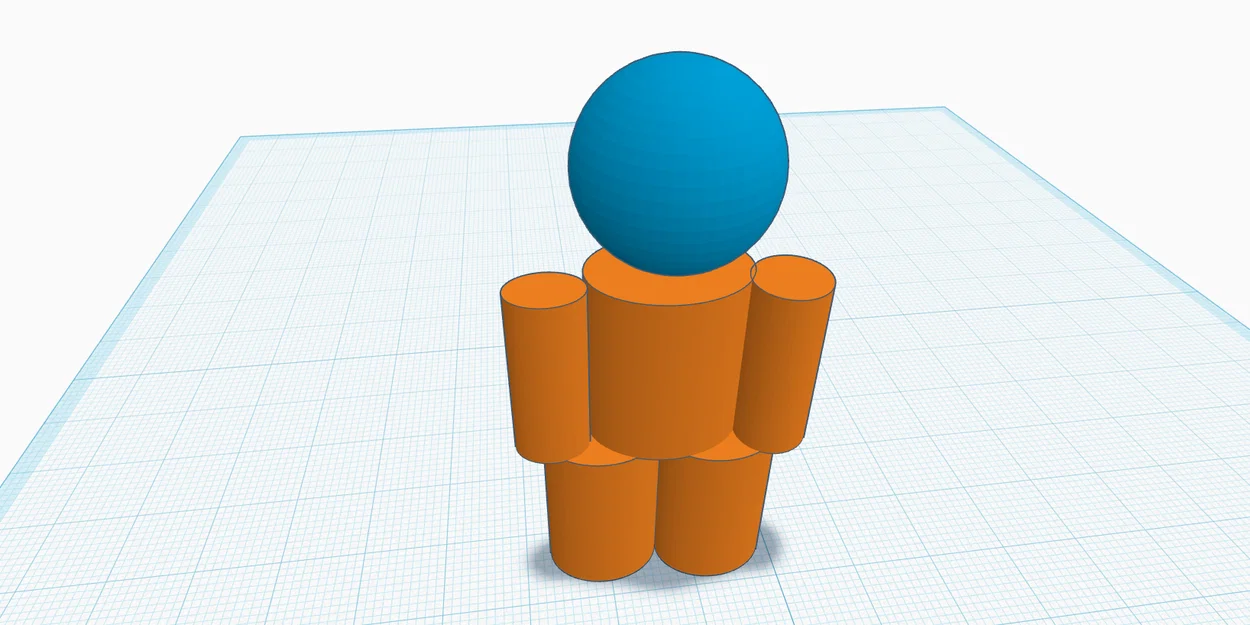 Mô hình TOFE: Nhân vật cách điệu in 3D tối giản và dễ thương - Image 1