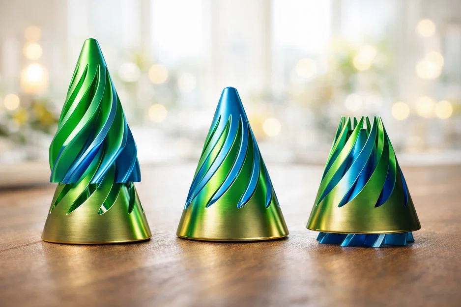 Đồ chơi Fidget hình nón xoắn ốc 3D độc đáo giải tỏa căng thẳng - Image 3