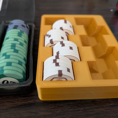 Khay Chia Chip Poker Mini Ruben's (Bản Ngắn)