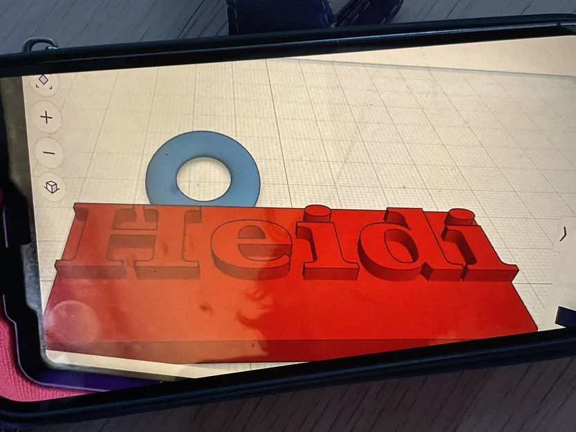 Móc khóa in 3D tên Heidi độc đáo và cá nhân hóa - Image 1