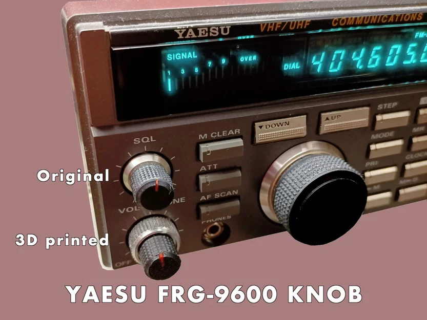 Núm vặn cho thiết bị thu sóng YAESU FRG-9600 VHF/UHF - Image 3