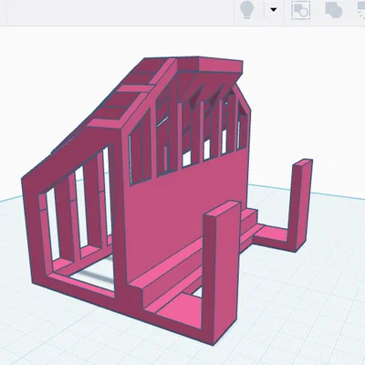 Chậu trồng cây treo bể cá 75 gallon (Aquarium Planter) - In 3D