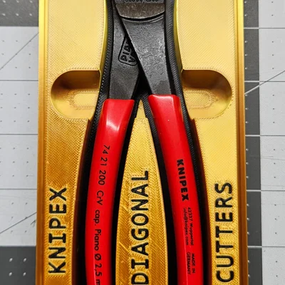 Khay đựng kìm Knipex 74 21 200 chuẩn Gridfinity 2x6