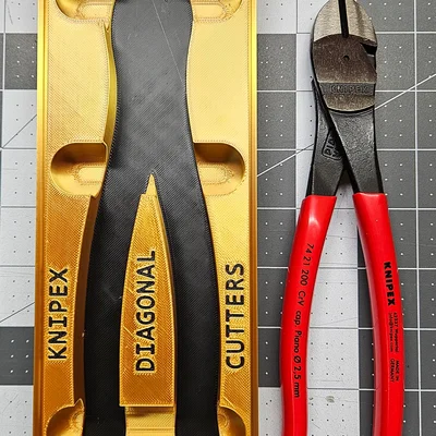 Khay đựng kìm Knipex 74 21 200 chuẩn Gridfinity 2x6