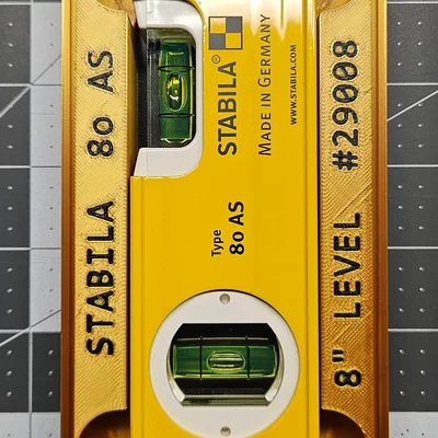 Khay đựng thước thủy Stabila 80 AS 8 inch chuẩn Gridfinity