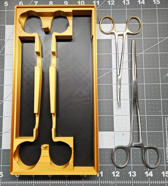Khay Đựng Kẹp Y Tế (Hemostat) Hệ Gridfinity - Image 2