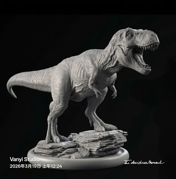 Mô hình T-Rex 3D độ chi tiết cao - Tuyệt phẩm cho người sưu tầm - Image 1