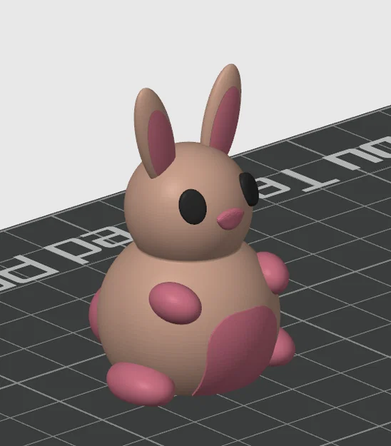 Mô hình chú thỏ đồng hành mùa xuân - Image 1