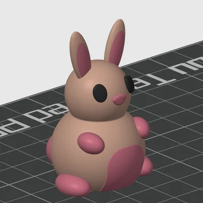 Mô hình chú thỏ đồng hành mùa xuân