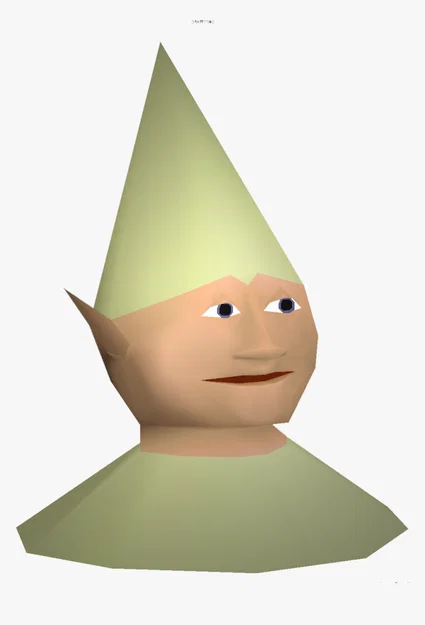 Mô hình 3D Gnome Child (OldSchool Runescape) - Biểu tượng Meme kinh điển - Image 2