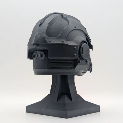 Mô hình mũ chiến binh Black Legion - Warhammer 40K trưng bày cực chất