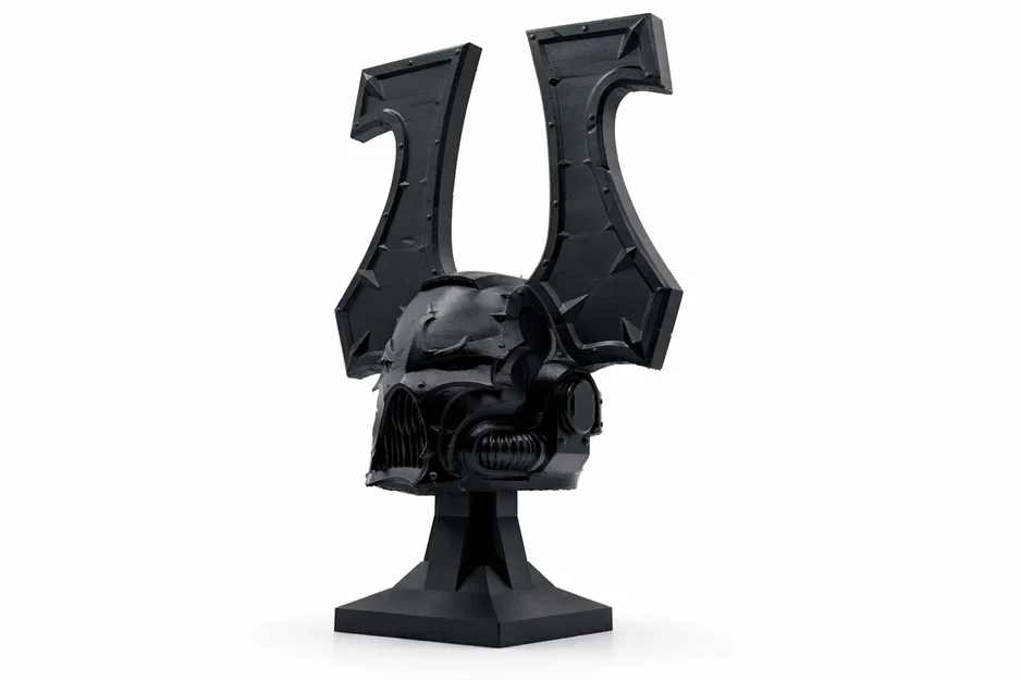 Mô hình trưng bày mũ chiến binh World Eaters Warhammer 40K - Image 1