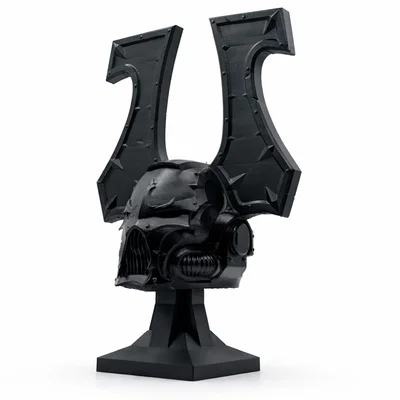 Mô hình trưng bày mũ chiến binh World Eaters Warhammer 40K