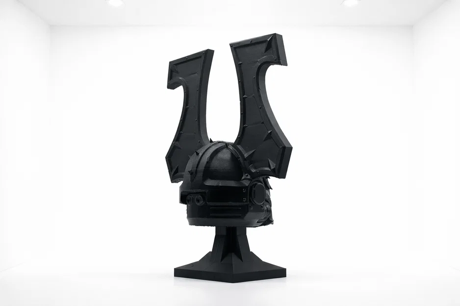 Mô hình trưng bày mũ chiến binh World Eaters Warhammer 40K - Image 2