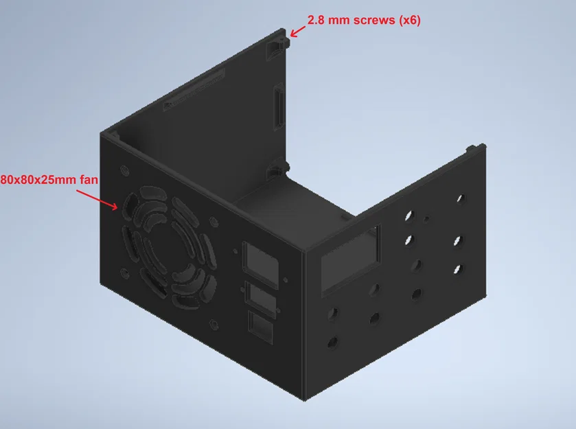 Bộ khung nguồn đa năng tùy chỉnh từ nguồn ATX cho phòng thí nghiệm - Image 2