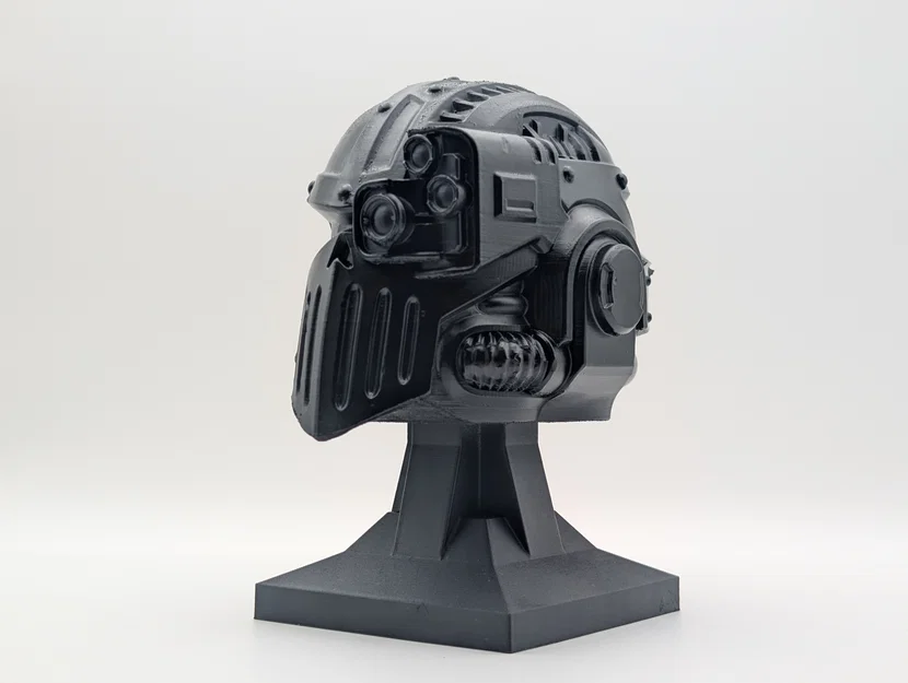 Mô hình mũ Iron Warriors Warhammer 40K - Vật phẩm trưng bày độc đáo - Image 1