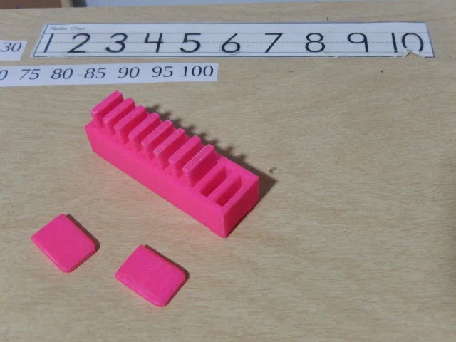 Bộ công cụ hỗ trợ học toán cho bé 10 que tính (10 stick math tool) - Image 1