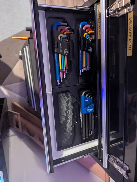 Miếng đệm Hex Key cho khay đựng dụng cụ Gridfinity - Image 1