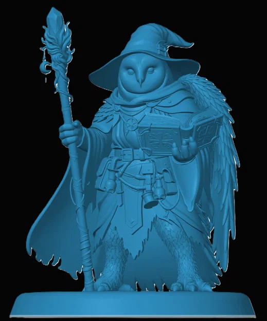 Mô hình Owlin Wizard cho game nhập vai - Image 1