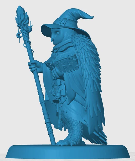 Mô hình Owlin Wizard cho game nhập vai - Image 2