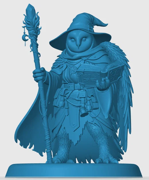 Mô hình Owlin Wizard cho game nhập vai - Image 3