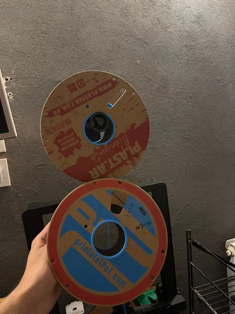 Bộ chuyển đổi trục cuộn nhựa 3D 60mm - Tương thích lõi carton - Image 2