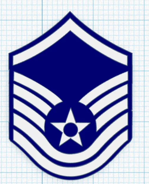 Mô hình cấp hiệu Không quân (Airforce Enlisted Ranks) in 3D - Image 6