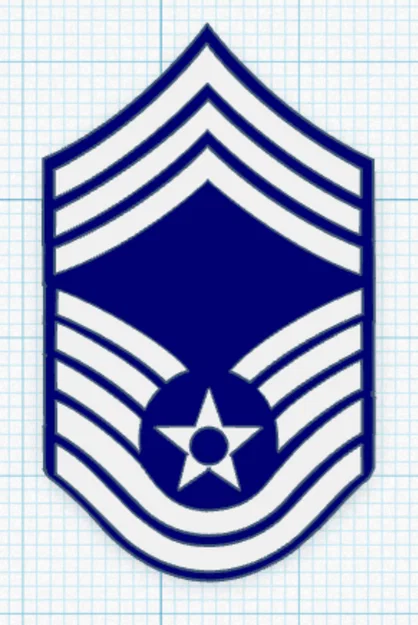 Mô hình cấp hiệu Không quân (Airforce Enlisted Ranks) in 3D - Image 10
