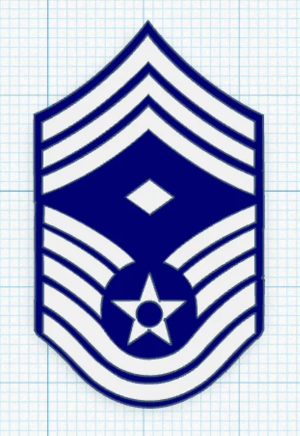 Mô hình cấp hiệu Không quân (Airforce Enlisted Ranks) in 3D - Image 11