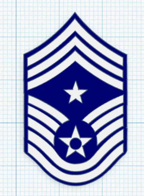Mô hình cấp hiệu Không quân (Airforce Enlisted Ranks) in 3D - Image 12