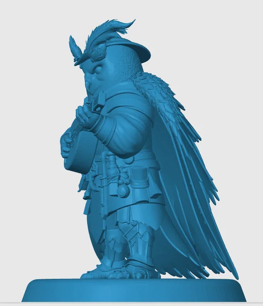 Mô hình Owlin Bard cho game nhập vai - Image 2