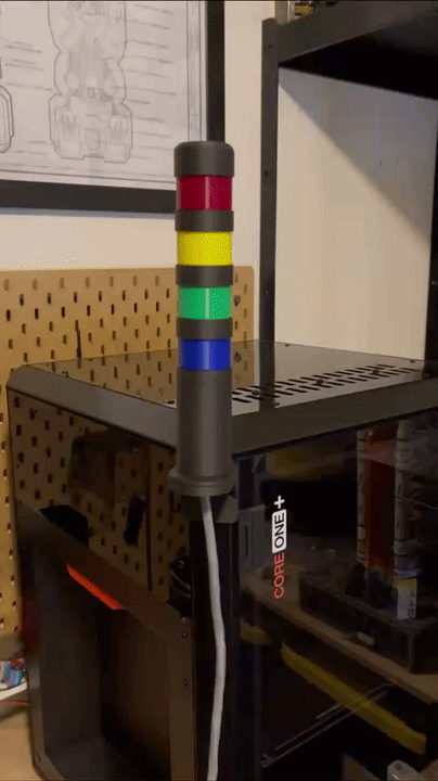 Đèn báo trạng thái (Stack Light) - Giải pháp cực chất cho Print Farm - Thumbnail 1